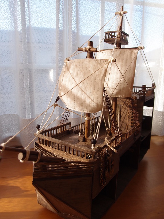帆船ミニチュア模型~海賊船~ - ミニチュア